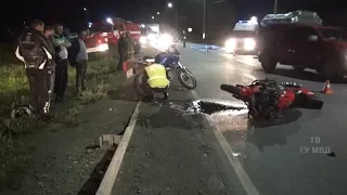 ГАИшник-байкер убил себя и полицейскую пассажирку