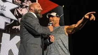 Triple H & Shawn Michaels surprise the NXT UK Universe in England