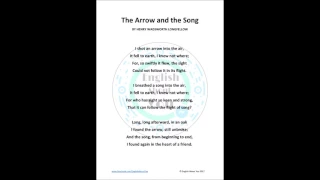 The Arrow and the Song - learn English pronunciation