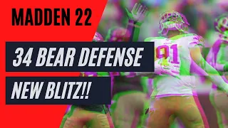 New 34 BEAR FASTEST BLITZ!  Madden 22 defense tips
