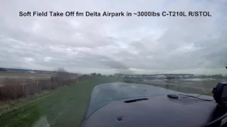 Soft Field Take Off in Cessna Centurion C210