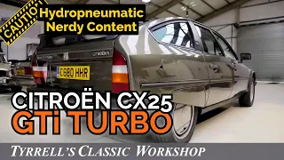 Citroën CX 25 GTi Turbo - a rare beast with party tricks | Tyrrell's Classic Workshop