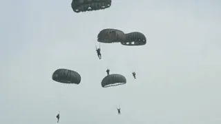 Mass parachute jump over Normandy kicks off commemorations for the 80th anniversary of D-Day