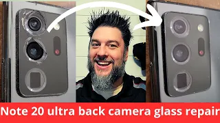 Galaxy Note 20 ultra camera glass replacement [385]