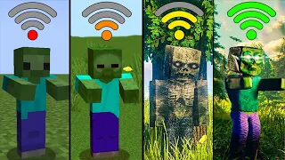 Physics with different Wi-Fi in Minecraft - compilation