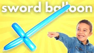 How To Make An Easy Balloon Sword for Beginners - Basic Sword Balloon #balloonsword #swordballoon