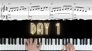 Day 1 - Mixolydian Scales Over Blues | 30 Day Jazz-Blues Piano Challenge