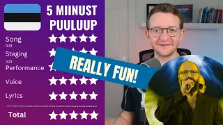 REACTING to ESTONIA EUROVISION 2024 - narkootikumidest ei tea me küll midagi by 5Miinust Puuluup