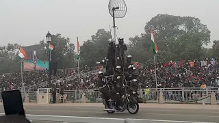 corps or signal bikers performance AT Republic Day parade on kartavya Path 26 January 2024