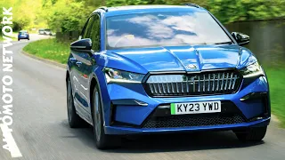 Škoda Enhances 2024 Enyaq: More Power, Longer Range, and Faster Charging