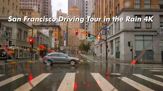 San Francisco Driving Tour in the Rain 4K