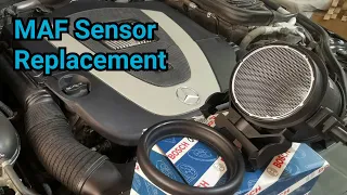 MAF Sensor Replacement | Mercedes E-Class W212 M272 Engine