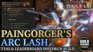 Diablo IV: Arc Lash Paingorger's Sorceress Lightning Build Guide T100 Leaderboards, Season 3/Eternal