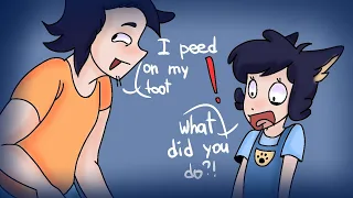 I peed on my foot | animation(beta) |  Bluey✨️💙