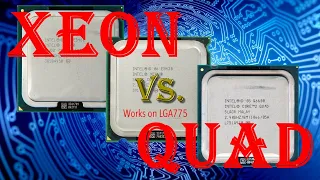 Тряхнём LGA775! Intel Xeon против Intel Core 2 Quad! Q6600, E5462, E5430! Разгон старичка.