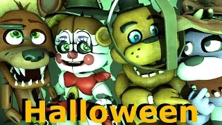 Baby Foxy Halloween - Too Spooked for Trick or Treating FNAF SFM Animation