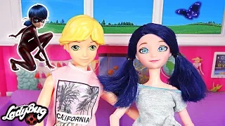 Episode Miraculous Family Marinette, Adrien, Lila, Alya,Dolls,LOL Family Surprise