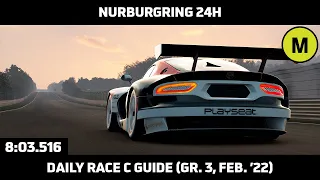 Gran Turismo Sport - Daily Race Lap Guide - Nurburgring 24h - Dodge Viper Gr. 3