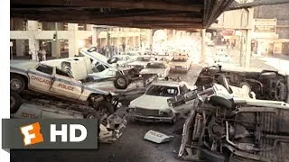 The Blues Brothers (1980) - Chased by the Cops Scene (7/9) | Movieclips