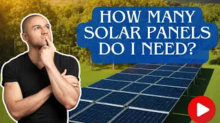 How many solar panels do I need?  #solarpanels #solarpanel