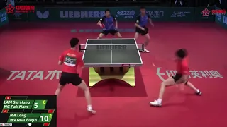 [20190423] ZHIBO.TV | MA Long / WANG Chuqin vs LAM S. / NG P. | MD-R32 | Highlights