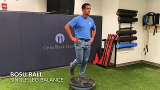 Bosu Ball - Single Leg Balance