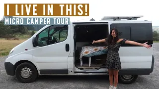 VAN TOUR | Vauxhall Vivaro SWB Micro Camper Conversion for Full Time Van Life