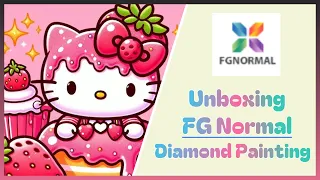 Strawberrylicious Sweet Kitty 🍓✨ #FGnormal #Haul 💎 Diamond Painting