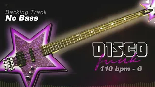 ✨ Disco Funk Backing Track ✨  - No Bass - Backing track for bass. 110 bpm. #backingtrack