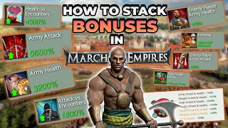 STACKING BONUSES IN MARCH OF EMPIRES