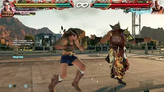 TEKKEN7 wall resplat combo samples