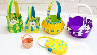 DIY 6 Easter gift basket making ideas at home |DIY Low budget Easter décor ideas