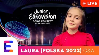 NA ŻYWO: Q&A z Laurą prosto z  Eurowizji Junior 2022