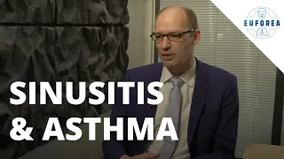 What is the link between sinusitis and asthma?
