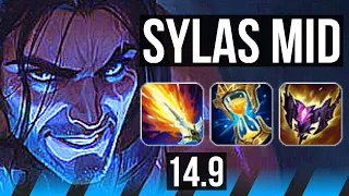 SYLAS vs LEBLANC (MID) | 76% winrate, Legendary | BR Master | 14.9