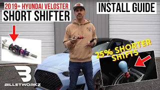 Billetworkz - 2019+ Hyundai Veloster N Short Shifter Install Guide