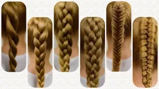 6 BASIC BRAIDS | How To Do a Braided Ponytail | 2020 Braided Hairstyles by LittleGirlHair