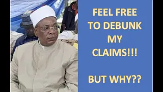 JUST DEBUNK MY CLAIMS - MUDIRUL MARKAZ TO EVERYBODY