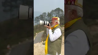 PM Modi captures glimpses of scenic Himachal Pradesh! | #shorts