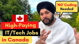 High Paying IT/Tech Jobs in Canada 🇨🇦 with 'NO' coding required | Gursahib Singh Canada