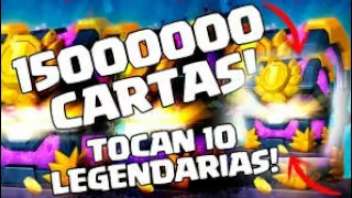 El Cofre Mas Grande De Clash Royale Que Existió // +15,000 Cartas !! // 250,000 Gemas !!