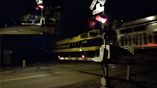 NS 28R with NS 4000 and NS 1069 Virginian heritage unit trailing in Charlottesville Virginia