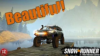 SnowRunner: THIS NEW, REALISTIC TRAILS MAP IS BEAUTIFUL!