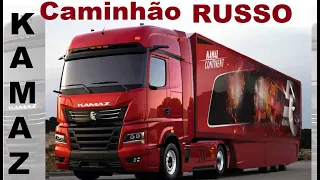 KAMAZ Russa e seu caminhão rodoviário de luxo