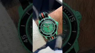 NEW Blancpain x Swatch Scuba Fifty Fathoms watch - #scubafiftyfathoms #swatch #blancpainxswatch