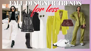 Fall Designer Trends For Less | Designer Dupes