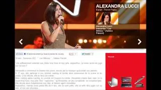 The Voice  Saison 2 - Alexandra Lucci - son profil