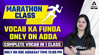 Vocab का  Funda only on SSC Adda247 Part- 2