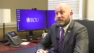 ECU's new Vice Chancellor for Student Affairs talks about coming to Greenville, plans for future