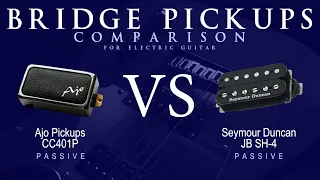 Ajo CC401P vs Seymour Duncan JB SH-4 - Passive Bridge Guitar Pickup Comparison Tone Demo